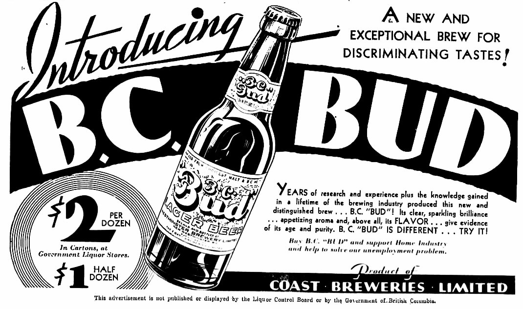 bc bud advertisement