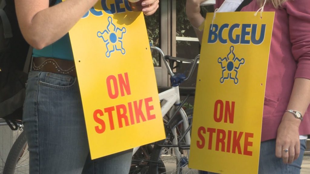 BCGEU BC Strike